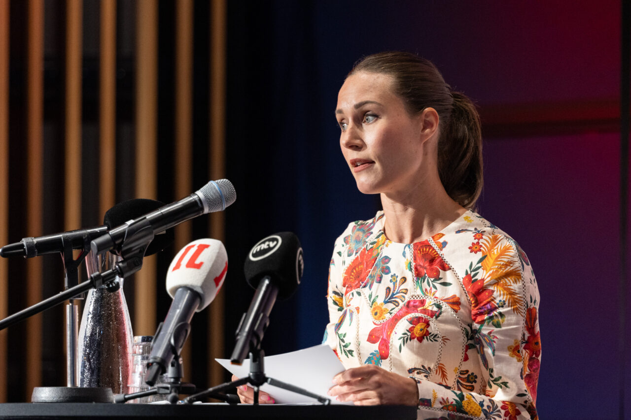 Sanna Marin SDP kesäkokous